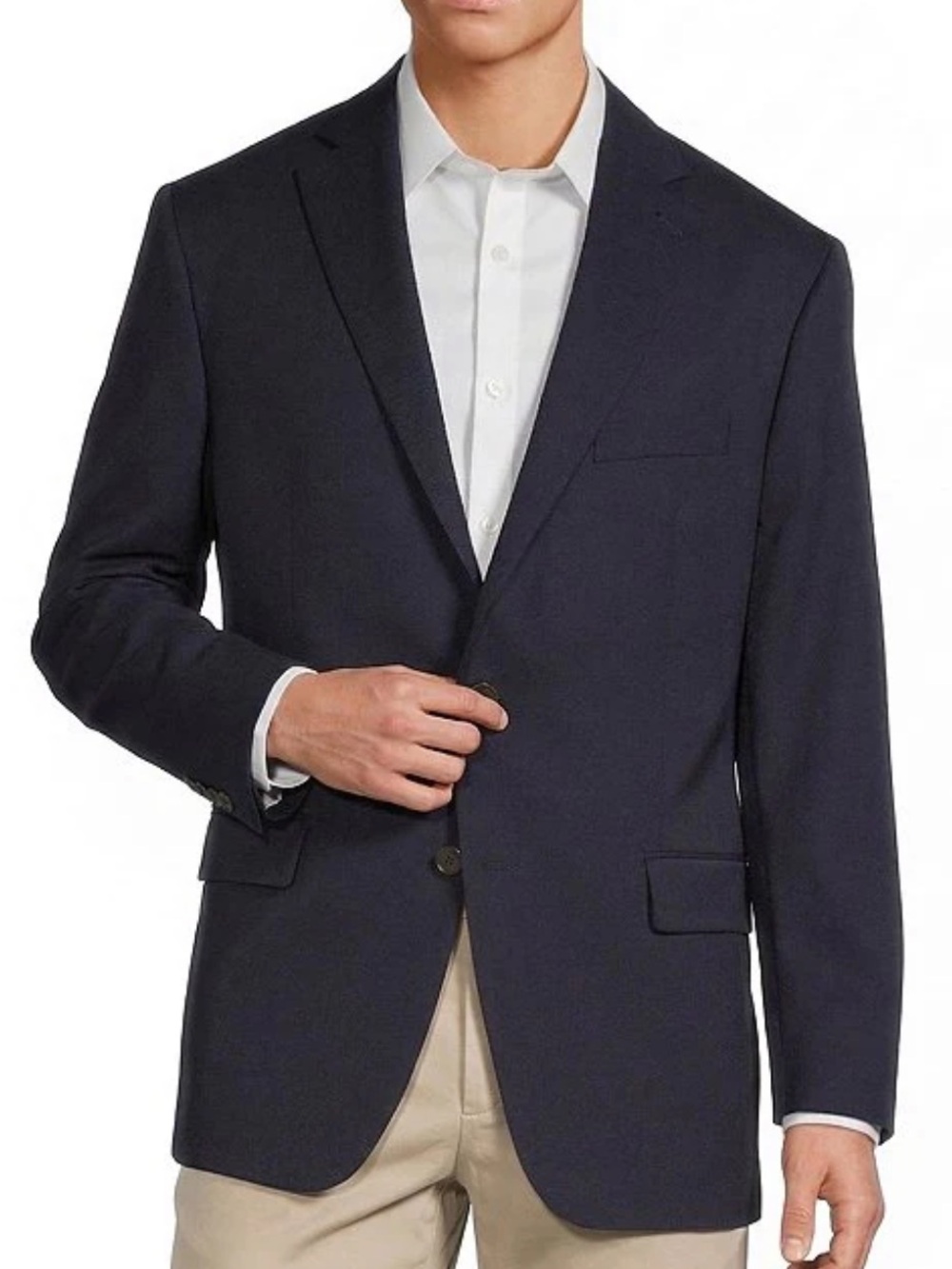 Hart Schaffner Marx
Classic Fit Navy Blazer Sport Coat